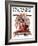 "Santa's Expenses" Saturday Evening Post Cover, December 4,1920-Norman Rockwell-Framed Giclee Print