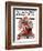 "Santa's Expenses" Saturday Evening Post Cover, December 4,1920-Norman Rockwell-Framed Giclee Print