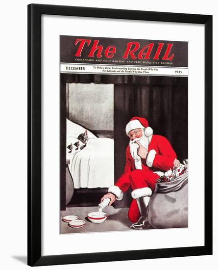 Santa's Gift-Charles Bracker-Framed Giclee Print