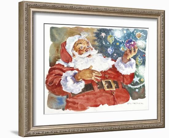 Santa's Glow-Hal Frenck-Framed Giclee Print