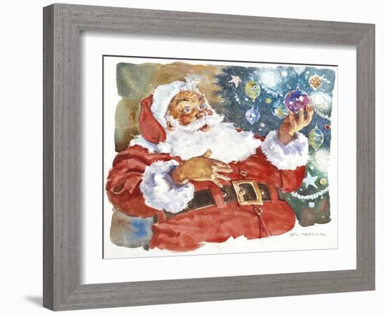 Santa's Glow-Hal Frenck-Framed Giclee Print