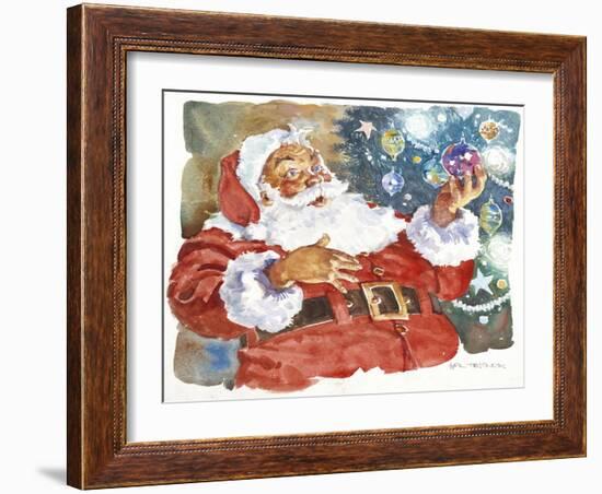 Santa's Glow-Hal Frenck-Framed Giclee Print