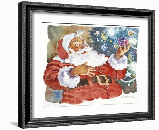 Santa's Glow-Hal Frenck-Framed Giclee Print