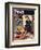 "Santa's Helper" Saturday Evening Post Cover, December 27,1947-Norman Rockwell-Framed Giclee Print