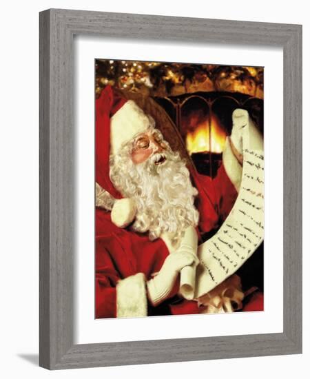 Santa's List-Mark Chandon-Framed Giclee Print