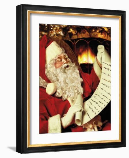 Santa's List-Mark Chandon-Framed Giclee Print