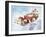 Santa's New Sleigh-Hal Frenck-Framed Giclee Print