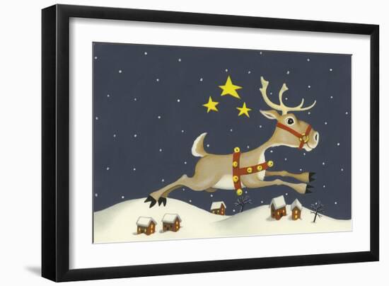 Santa's Reindeer-Margaret Wilson-Framed Giclee Print