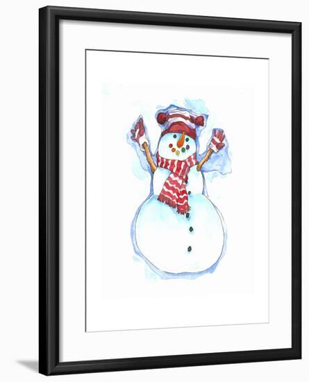 Santa’s Snowmen-Wendy Edelson-Framed Giclee Print