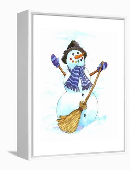 Santa’s Snowmen-Wendy Edelson-Framed Premier Image Canvas