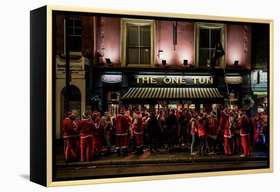 Santa's Teambuilding-Walde Jansky-Framed Premier Image Canvas