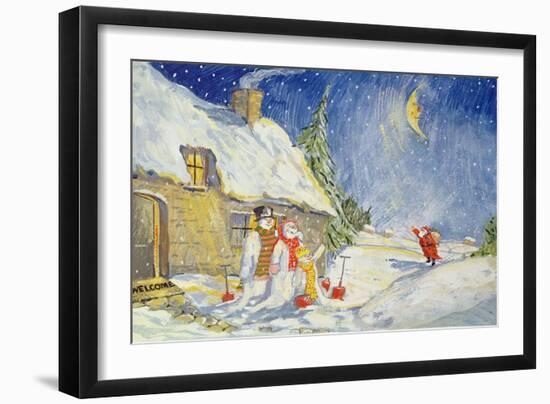 Santa's Visit, 1999-David Cooke-Framed Giclee Print