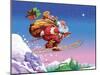 Santa Ski-Nate Owens-Mounted Giclee Print