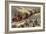 Santa, Sleigh, Reindeer-null-Framed Giclee Print