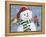 Santa Snowman-William Vanderdasson-Framed Premier Image Canvas