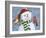 Santa Snowman-William Vanderdasson-Framed Giclee Print