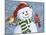 Santa Snowman-William Vanderdasson-Mounted Giclee Print