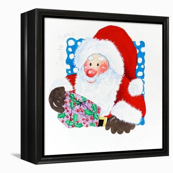 Santa square-Tony Todd-Framed Premier Image Canvas