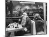 Santa Taking a "Coffee Break" During NYC Christmas Season-Leonard Mccombe-Mounted Photographic Print