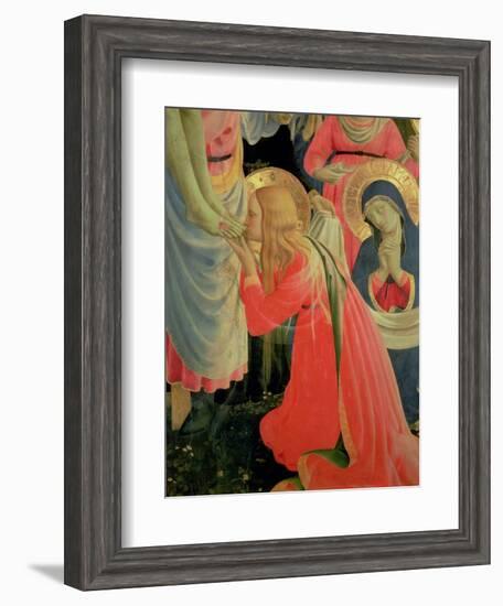 Santa Trinita Altarpiece, Detail of Mary Magdalene, circa 1434-Fra Angelico-Framed Giclee Print