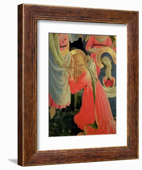 Santa Trinita Altarpiece, Detail of Mary Magdalene, circa 1434-Fra Angelico-Framed Giclee Print