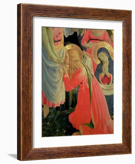 Santa Trinita Altarpiece, Detail of Mary Magdalene, circa 1434-Fra Angelico-Framed Giclee Print