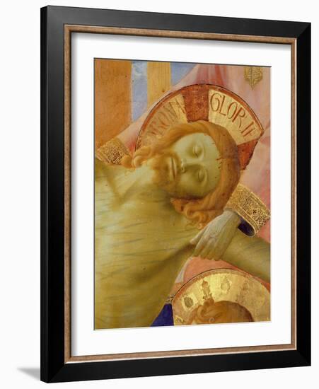 Santa Trinita Altarpiece, Detail of the Head of the Dead Christ, c.1434-Fra Angelico-Framed Giclee Print