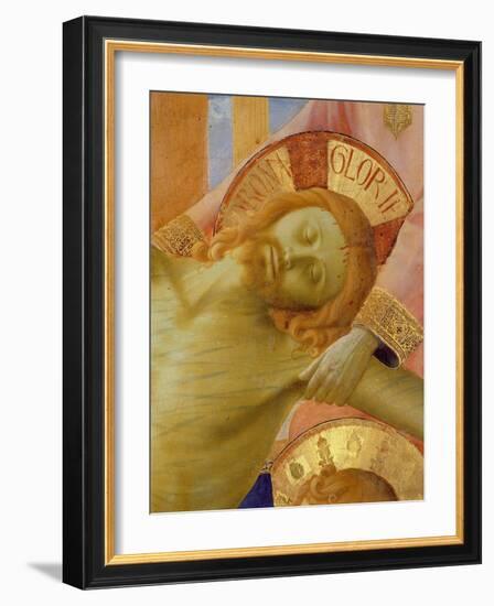 Santa Trinita Altarpiece, Detail of the Head of the Dead Christ, c.1434-Fra Angelico-Framed Giclee Print