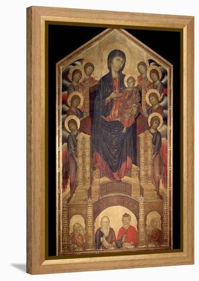 Santa Trinita Maesta by Cimabue-null-Framed Premier Image Canvas