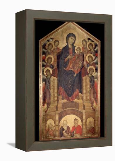 Santa Trinita Maesta by Cimabue-null-Framed Premier Image Canvas