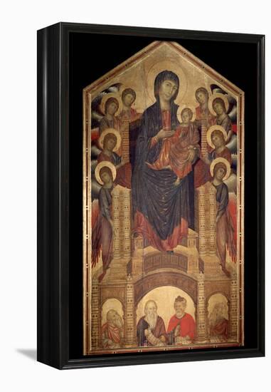 Santa Trinita Maesta by Cimabue-null-Framed Premier Image Canvas