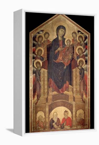 Santa Trinita Maesta by Cimabue-null-Framed Premier Image Canvas