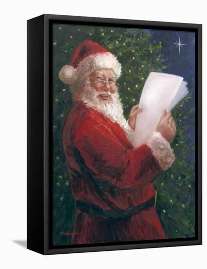 Santa With Blank Letters-Mary Miller Veazie-Framed Premier Image Canvas