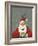 Santa with Bluebirds-Margaret Wilson-Framed Giclee Print