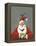 Santa with Bluebirds-Margaret Wilson-Framed Premier Image Canvas