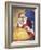 Santa with Globe-Hal Frenck-Framed Giclee Print