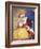 Santa with Globe-Hal Frenck-Framed Giclee Print