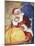 Santa with Globe-Hal Frenck-Mounted Giclee Print