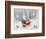 Santa With Sleigh-MAKIKO-Framed Giclee Print