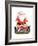 Santa with Train - Jack & Jill-Jack Weaver-Framed Giclee Print