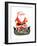 Santa with Train - Jack & Jill-Jack Weaver-Framed Giclee Print