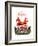 Santa with Train - Jack & Jill-Jack Weaver-Framed Giclee Print