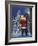 Santa Wreath-John Zaccheo-Framed Giclee Print