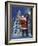 Santa Wreath-John Zaccheo-Framed Giclee Print