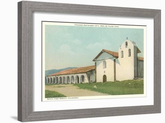 Santa Ynez Mission, California-null-Framed Art Print