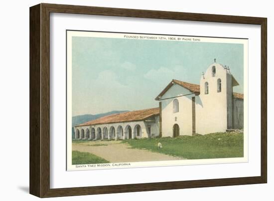 Santa Ynez Mission, California-null-Framed Art Print