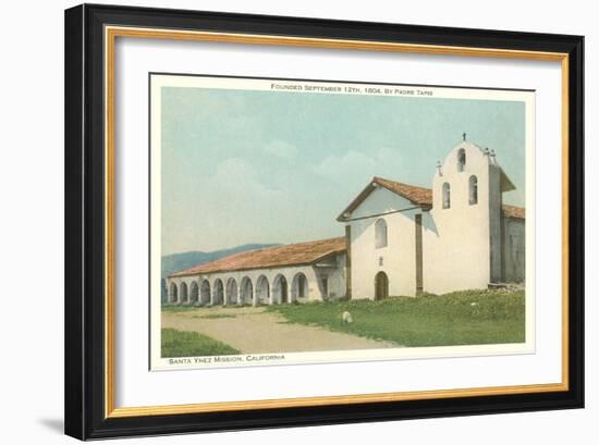 Santa Ynez Mission, California-null-Framed Art Print