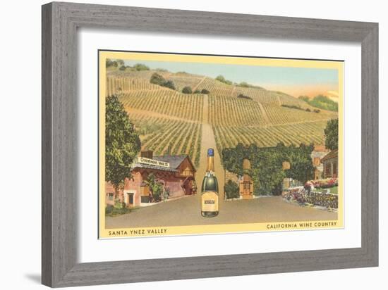 Santa Ynez Valley Wine Country, California-null-Framed Art Print