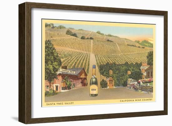Santa Ynez Valley Wine Country, California-null-Framed Art Print