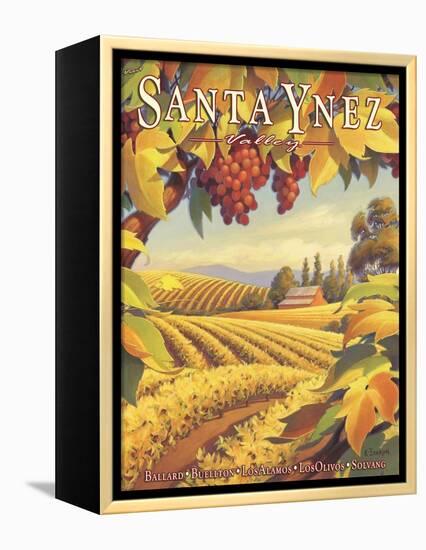 Santa Ynez Valley-Kerne Erickson-Framed Stretched Canvas